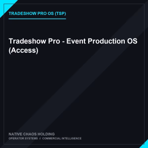 Tradeshow Pro - Event Production OS (Access)