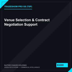 Venue Selection & Contract Negotiation Support