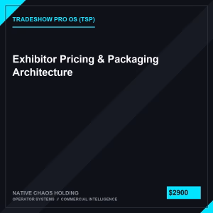 Exhibitor Pricing & Packaging Architecture