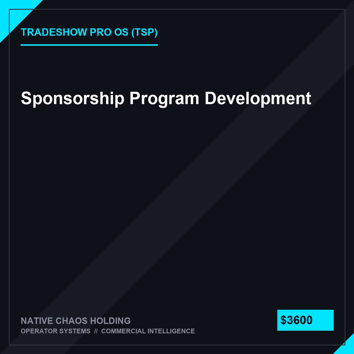 Sponsorship Program Development