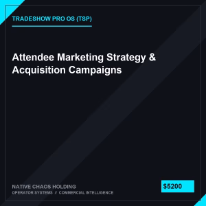 Attendee Marketing Strategy & Acquisition Campaigns