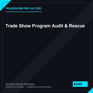 Trade Show Program Audit & Rescue