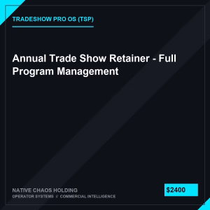 Annual Trade Show Retainer - Full Program Management