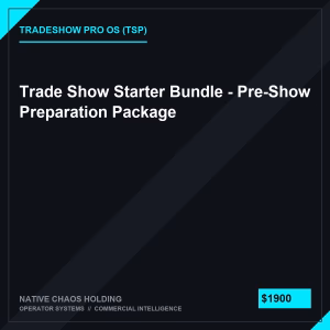 Trade Show Starter Bundle - Pre-Show Preparation Package
